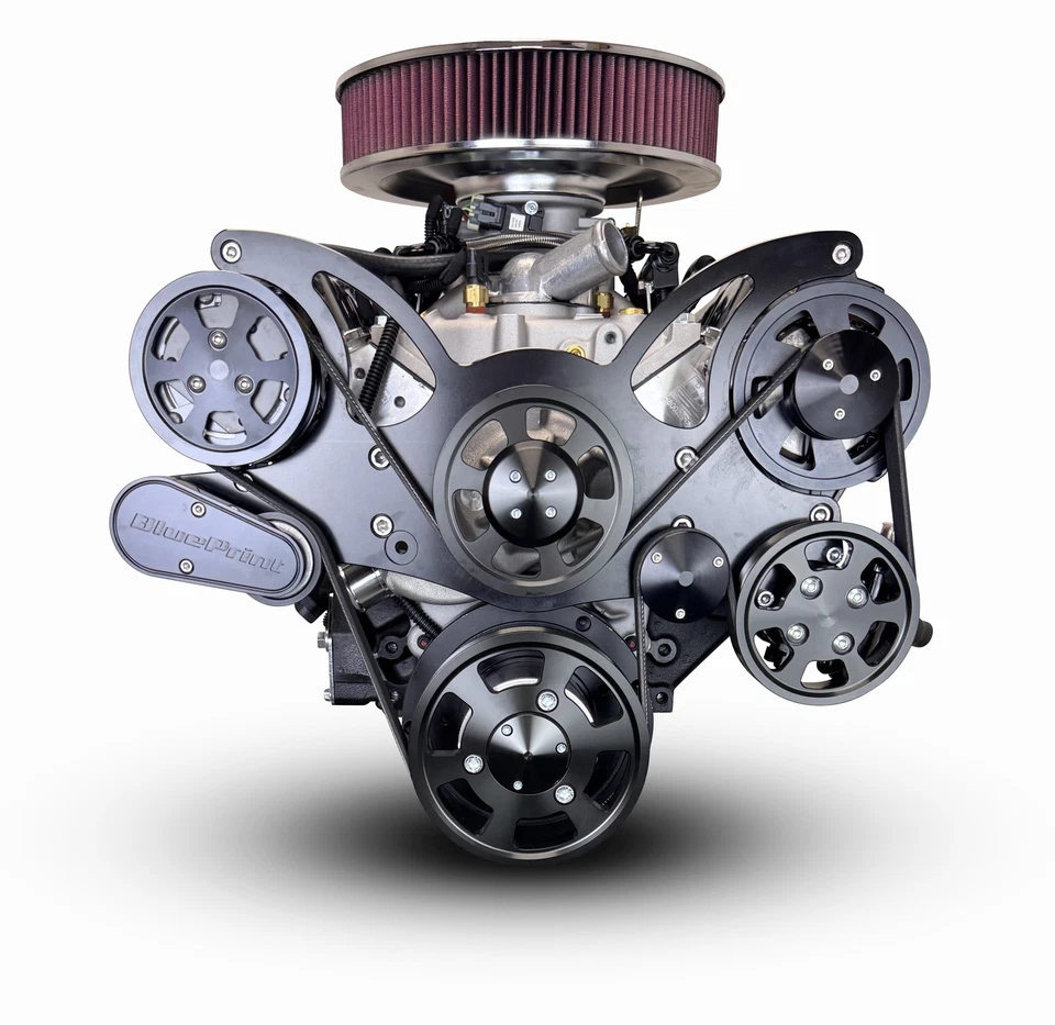 Motores BluePrint para 383CI GM Compatible con Bloque Pequeño Deluxe Vestidos -MPFI Foto 2 de 4