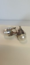Suarti Sterling Silver And Pearl Balinese Style Earrings Pierced 925 Jewellery