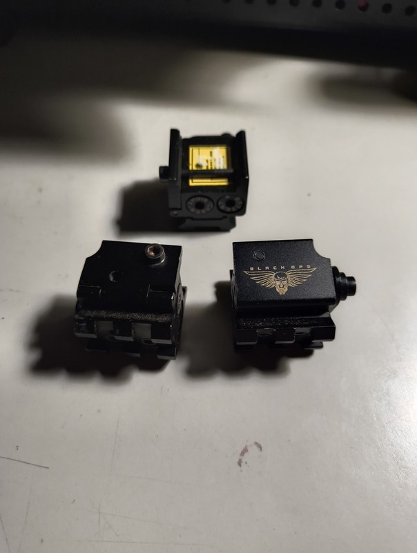3 - Black Ops 650nm Red Dot Sight Laser - Handgun Low Profile