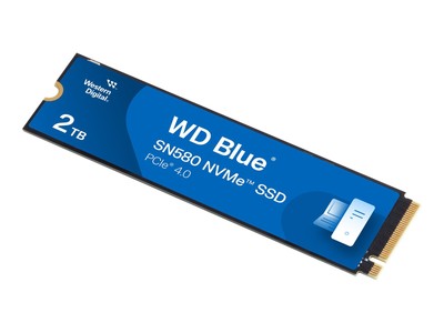 WD Blue SN580 NVMe SSD 2 TB M.2 2280 PCIe 4.0  2 2,38 mm Bauhöhe  Card 