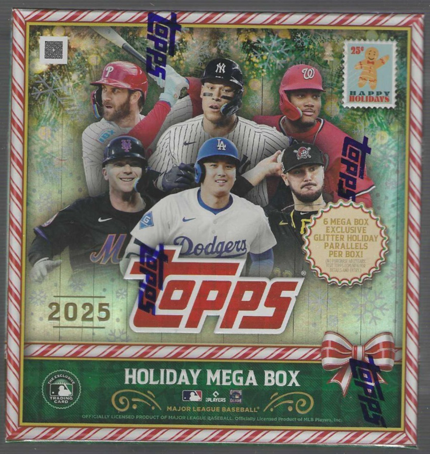 2025 TOPPS HOLIDAY BASEBALL FACTORY SEALED MEGA BOX