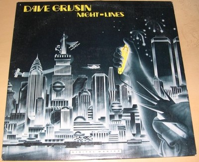 DAVE GRUSIN: Night-Lines (LP, 1984) Very Good+