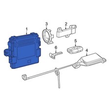 Jeep 68462435AA Keyless Entry Module