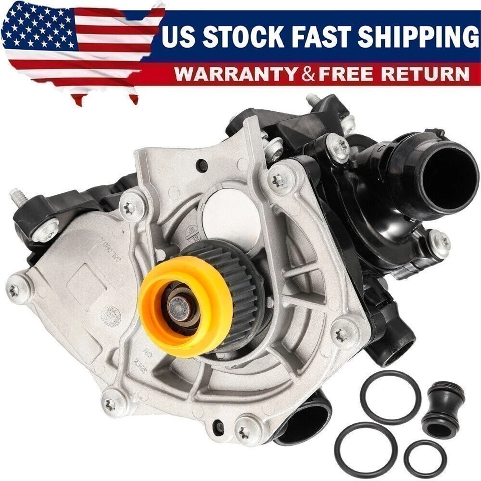 For Volkswagen Jetta Water Pump 2014-2016 With Thermostat Housing 06K121111P - Image 2 of 4