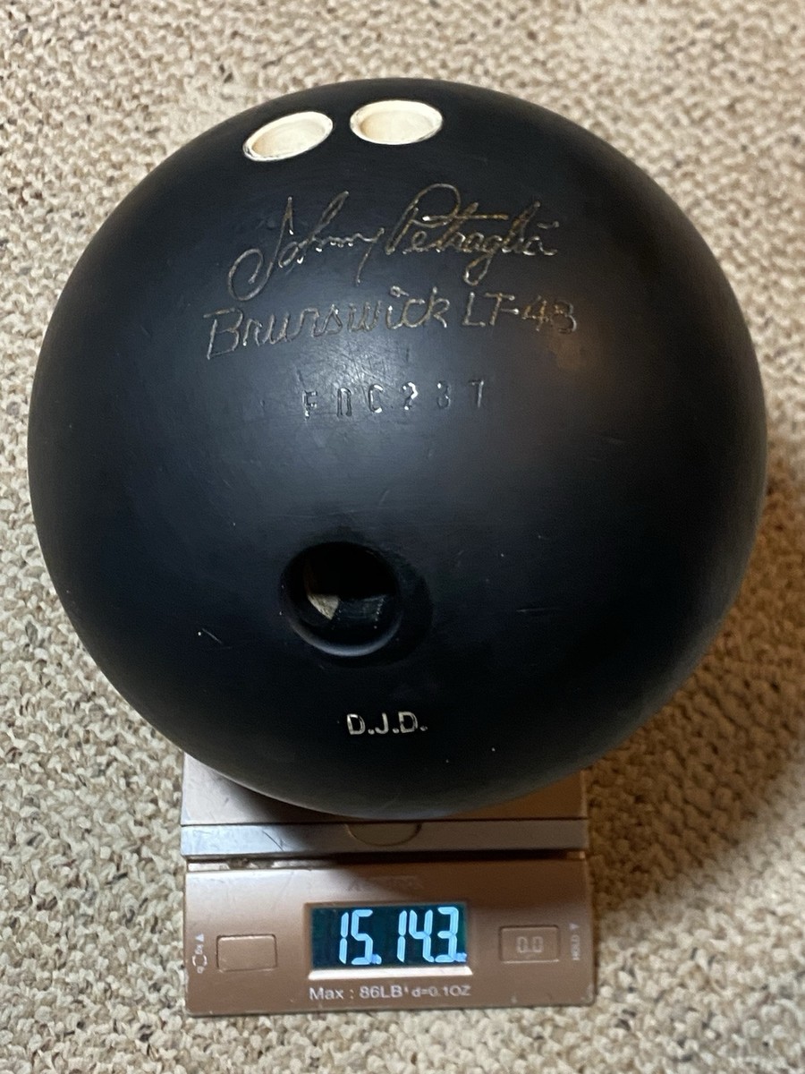 Vintage Brunswick Lt-48 Johnny Petraglia Bowling Ball 14lbs
