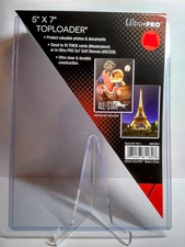 OVERSIZE DOWNTOWN 5" x 7" Toploader ULTRA PRO Oversize Cards (x1) + 5x7 Sleeves