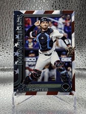🔥2025 Topps Series 2 Nick Fortes #523 Independence Day Parallel 31/76 Marlins🔥