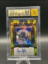 Aaron Judge #SIG-AJ 2024 Select Signatures Gold Flash 5/10 BGS 9.5 Auto 10