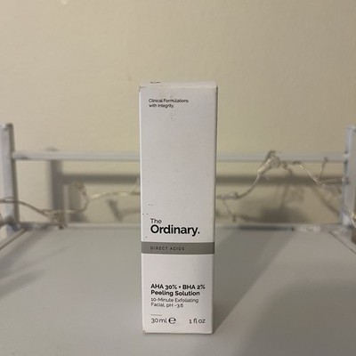 The Ordinary AHA 30% + BHA 2% Peeling Solution 30ml/1oz Exfoliating Facial NEW