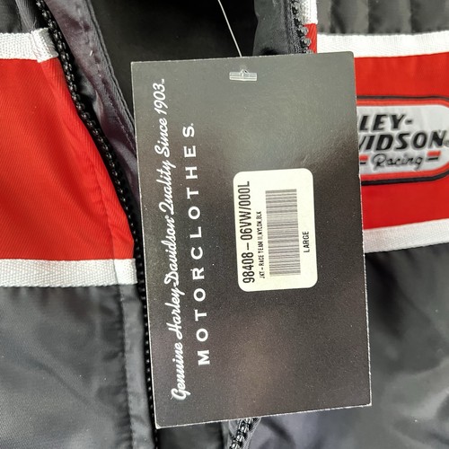 Harley Davidson Jacket Woman’s LARGE RN 103819 CA 03402 Nylon Biker Jacket 2006 - Picture 4 of 6