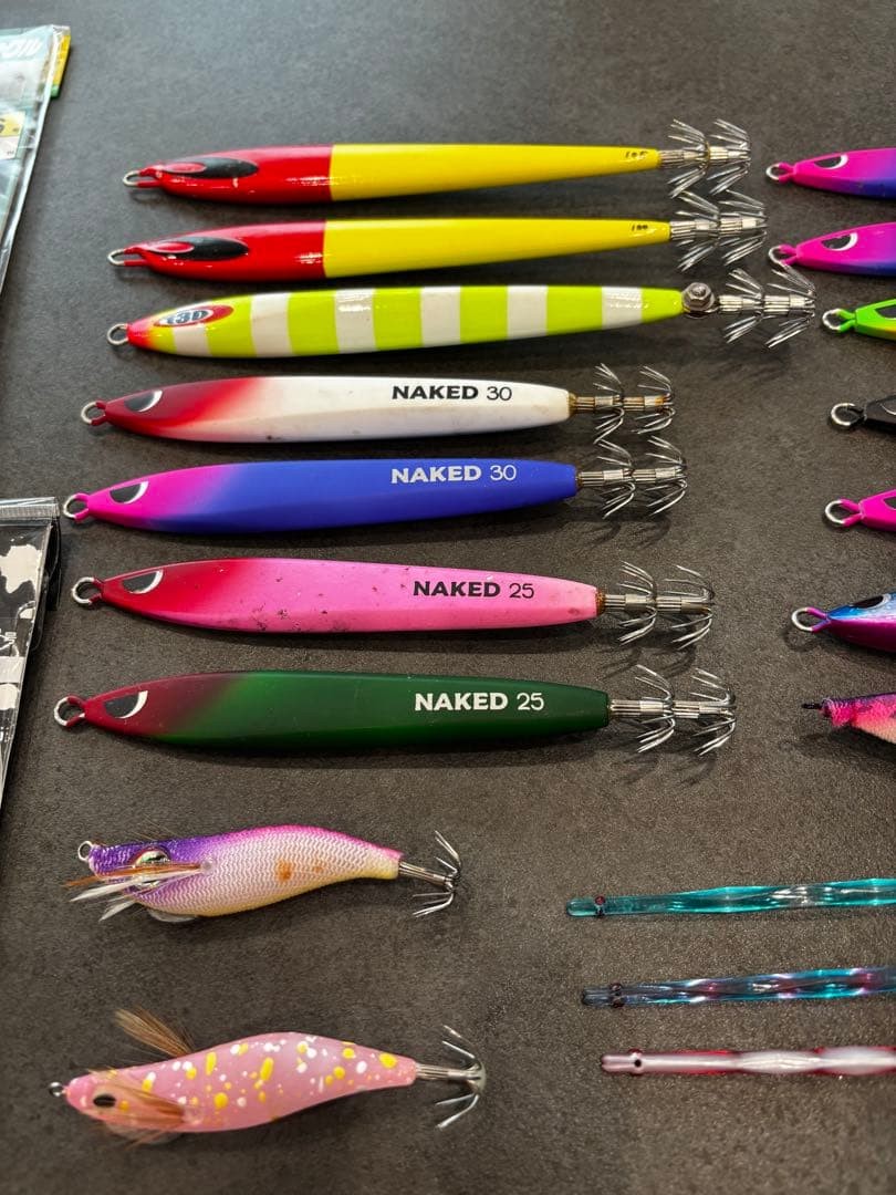 Fishing Lure Squid Metal Squid Jig Set Breed Naked Como Jig etc. - Image 2