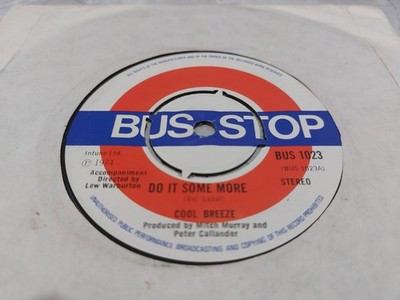 Cool Breeze   Do It Some More 7'' Single VG 1975