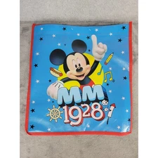 Mickey Mouse MM 1928 Blue Reusable Shopping Bag Tote