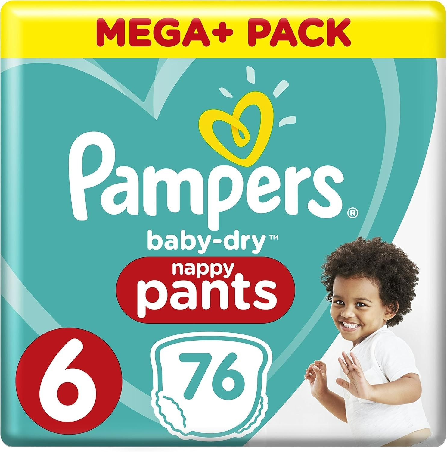 Pampers Baby Dry Nappy Pants Size 6