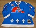 Mitchell & Ness Quebec Nordiques Owen Nolan 1992-93 Blue Line Jersey Men's 2XL