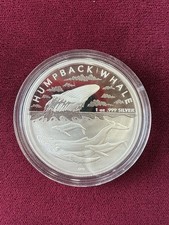 2023 Queen Elizabeth Ii Royal Australian Mint 1 Humpback Whale 1 Oz .999 Silver
