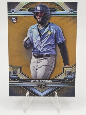 2024 Topps Triple Threads - Junior Caminero #155 Gold /99 (RC) NM+ -MB