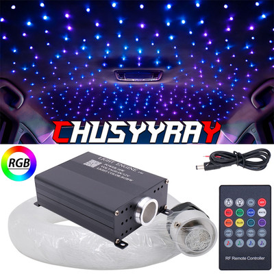 Fiber Optic LED Car/Home Headliner Roof Ceiling 16W RGBW Star Light Kit PI