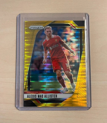 Panini Prizm Premier League Gold Prizm Alexis Mac Allister /10