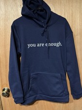 Dear Person Behind Me World Is A Better Place You Are Enough Pullover Hoodie Lrg