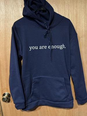 #ad #ad Dear Person Behind Me World Is A Better Place You Are Enough Pullover Hoodie Lrg $19.99