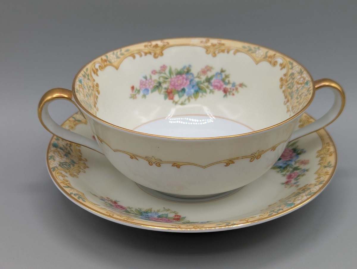 食器 Noritake 2 set , 1 plate&5 saucer Set of 2 Antique Noritake China Discontinued Pattern Alvin