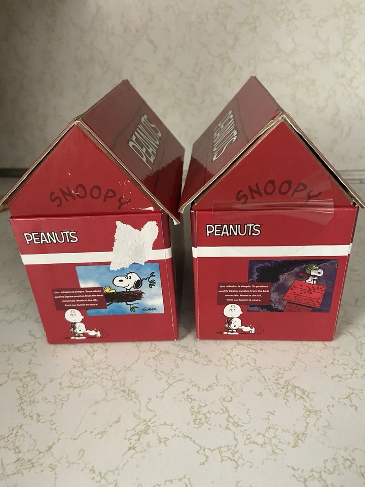 Rompecabezas de 100 piezas Peanuts Snoopy. Lote de 2. 1 puzzle abierto y 1 precintado Foto 2 de 4