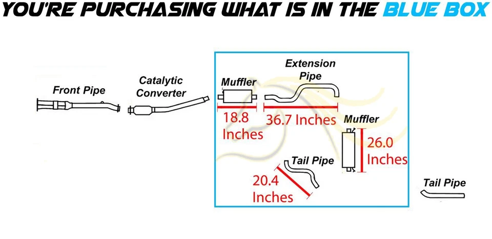 Sistema de escape silenciador resonador tubo delantero se adapta a: 1985-1993 Volvo 240 244 245 Foto 2 de 4