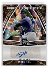 2022 Panini Elite Extra Edition #HG-JH Josh Hood Hidden Gems Signatures Black