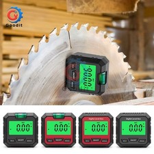 LCD Magnetic Digital Level Box Gauge Angle Meter Finder Protractor Inclinometer
