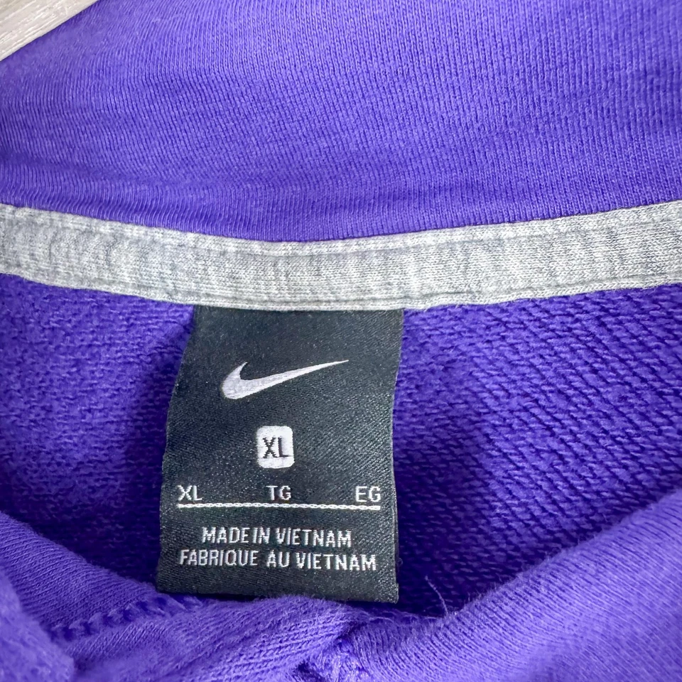 James Madison Dukes Hoodie Sweatshirt Mens XL Purple NCAA Football Nike - Image 3 of 4