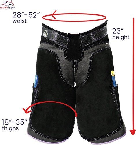 ¡NUEVO! Delantal para mujer Farrier chaps 23′′, 500 GSM cuero/lona, ajustable Cintura 28-52′′ - Imagen 6 de 17