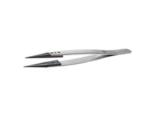 Ideal-Tek 259CPR.SA.1 - Plastic Replaceable Tip Tweezers, Carbon PEEK, Pointed