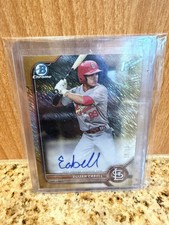 2022 Bowman Chrome Cardinals Elijah Cabell 1st Auto Gold Shimmer 19/50 
