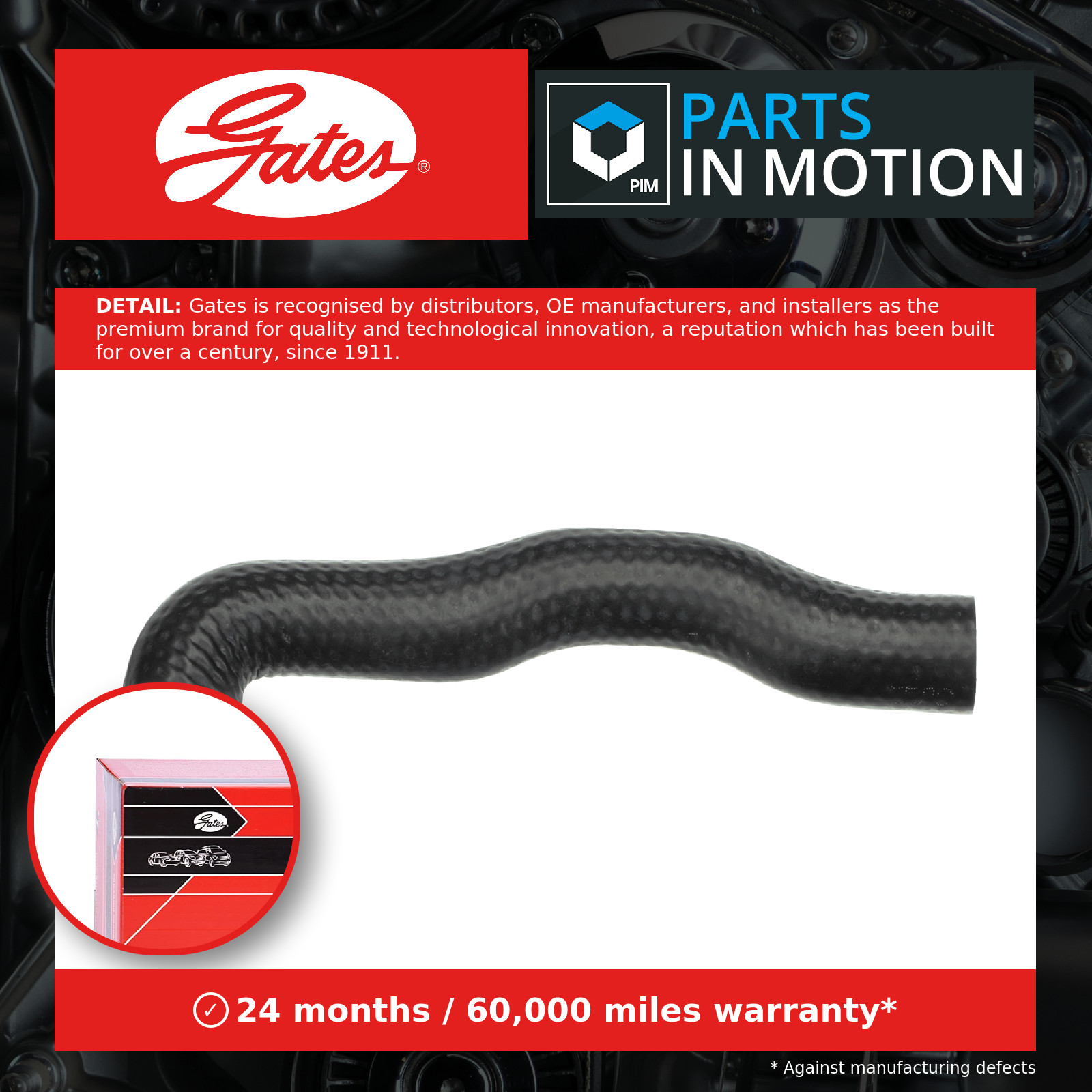 ✅Fits GATES GAT3242 Heater Hose GAT3242 Cooling system rubber hose ( ⭐UK Seller⭐ - Image 24