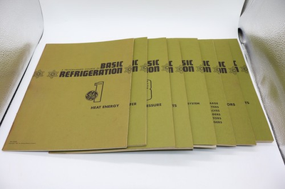 #ad #ad Complete 1967 General Electric Basic Refrigeration 9 Volume Book Set $39.97