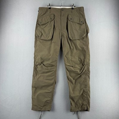 Engineered Garments Norwegian Pant Mens Large 36x30 Nylon Cotton Cargo Travel
