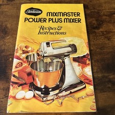 Sunbeam Mixmaster Power Plus Mixer Recipes An...