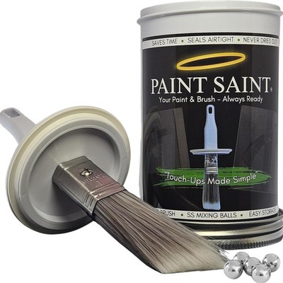 Paint Saint   Airtight Touch Up Paint Container with Built-In Brush | Mess-Fr...