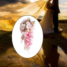 Waterfall Wedding Bouquet Bride Flower Elegant Romantic Photo Props Wedding