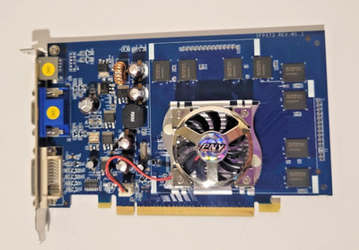 PNY NVIDIA GeForce 7300 GT 256MB DDR2 PCI-E Graphics Card DVI VGA S-Video
