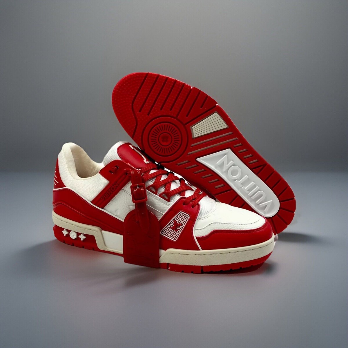 LOUIS VUITTON BY VIRGIL ABLOH RED PRODUCT RED SNEAKERS