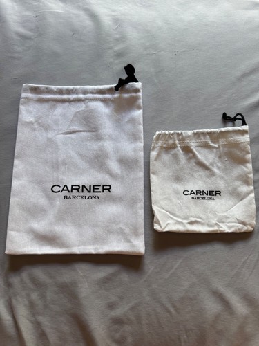 LOT of 2: Carner Barcelona Small Thin Cloth Bags (from perfumes)