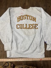 Vintage Boston College Champion Reverse Weave Sweatshirt Crewneck Sz XL READ