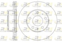 2X Bremsscheibe Ø279.7Mm Vorne BelüFtet FüR Peugeot Boxer Kasten CitroëN