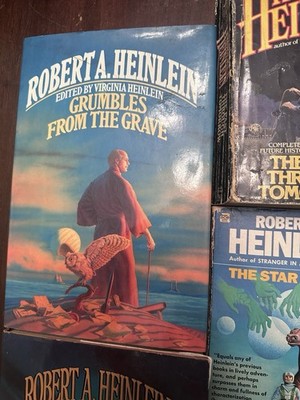 Vintage Lot of 11 Robert A. Heinlein Books Science Fiction