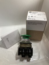 ALLEN BRADLEY 800T-D1A PUSHBUTTON GREEN MUSHROOM 1NO/1NC SERIES T NIB