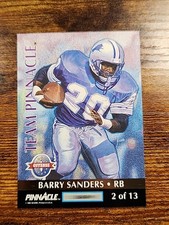 1992 Pinnacle Barry Sanders Derrick Thomas Team #2 Raiders