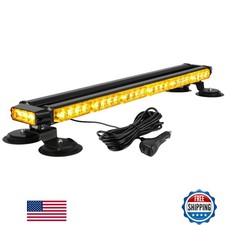 ASPL 29.5" 54 LED Strobe Light Bar Double Side Flashing High-Intensity Emergency