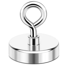 Fishing Magnets, 200 Lbs(90 KG) Pulling Force Rare Earth Magnet with Countersunk